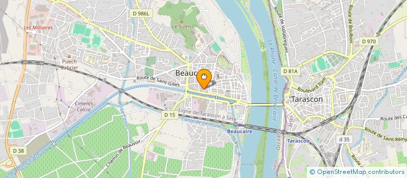 localisation de l'entreprise JACIQUE  BEAUCAIRE