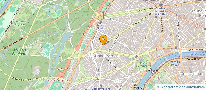 localisation de l'entreprise JACIR à PARIS