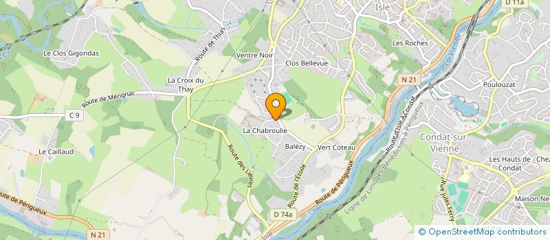 localisation de l'entreprise JACIZA  ISLE