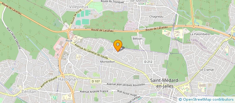 localisation de l'entreprise JACJAC  SAINT-MEDARD-EN-JALLES