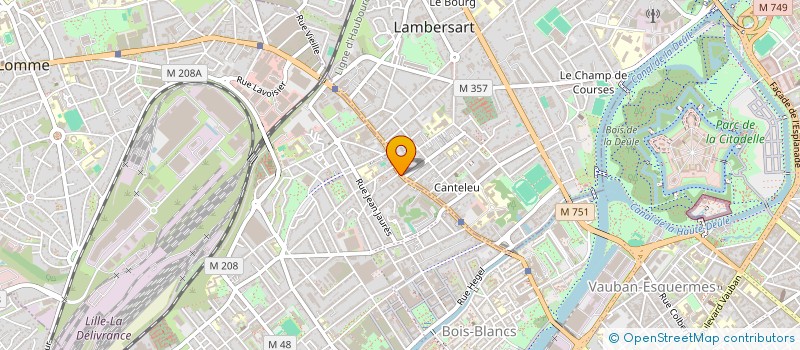 localisation de l'entreprise JACK à LILLE