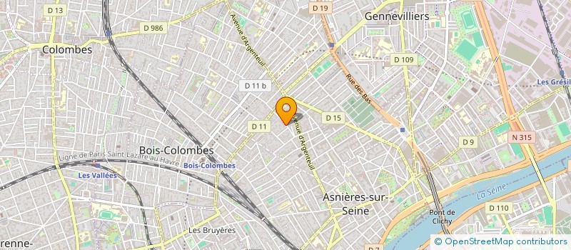 localisation de l'entreprise JACK  ASNIERES-SUR-SEINE