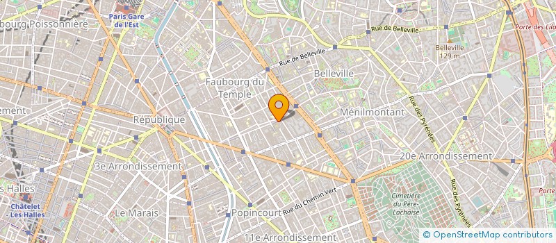 localisation de l'entreprise JACK à PARIS
