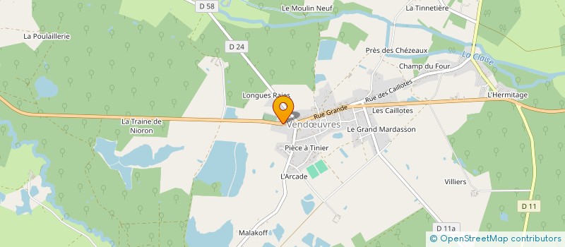 localisation de l'entreprise JACK à MEOBECQ