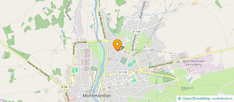 localisation de l'entreprise JACK 86  MONTMORILLON