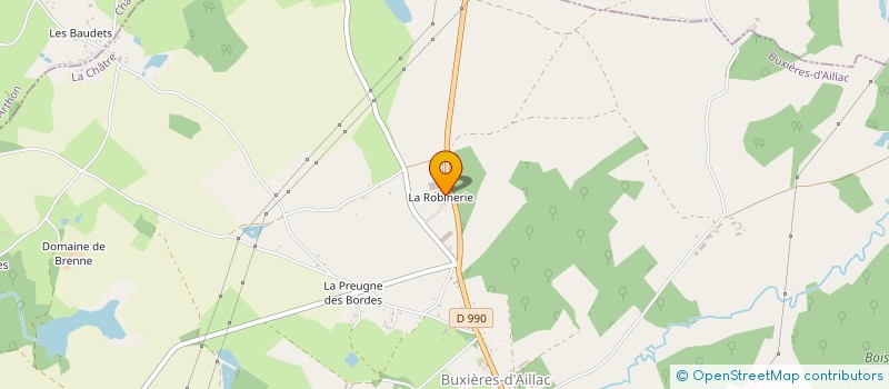 localisation de l'entreprise JACK à BUXIERES-D'AILLAC