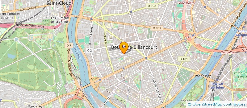localisation de l'entreprise JACK à BOULOGNE-BILLANCOURT
