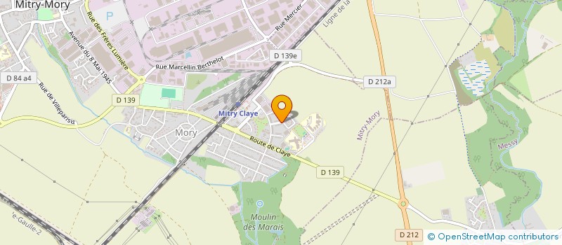 localisation de l'entreprise JACK AND JOHN TRANSPORT  MITRY-MORY