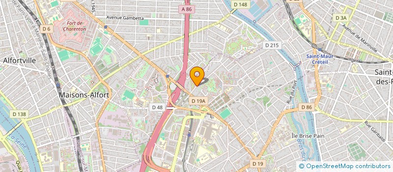 localisation de l'entreprise JACK BAT  MAISONS-ALFORT