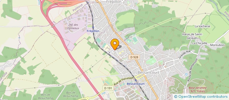 localisation de l'entreprise JACK ELEC  BESSANCOURT