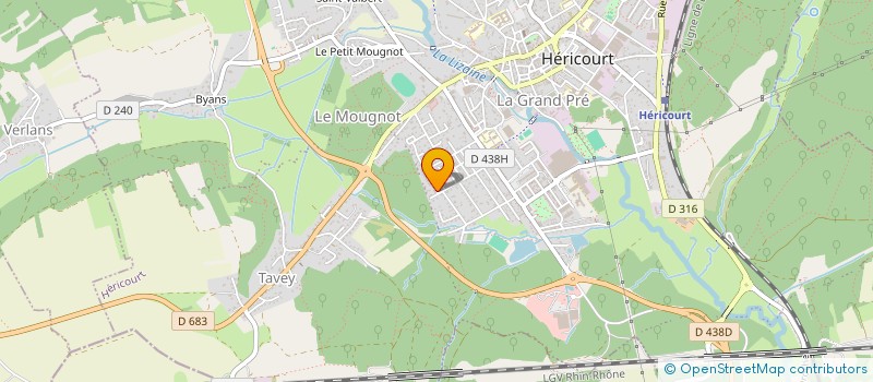 localisation de l'entreprise JACK EN FOLIE  HERICOURT