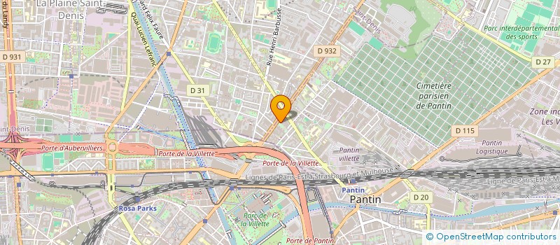 localisation de l'entreprise JACK & FRANCK  PANTIN