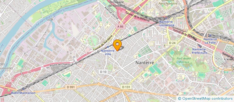 localisation de l'entreprise JACK FRUIT SCI  NANTERRE