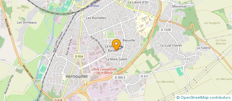 localisation de l'entreprise JACK HAMLIN ASSOCIATION à DREUX