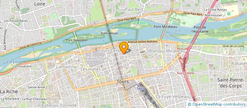 localisation de l'entreprise JACK II  TOURS