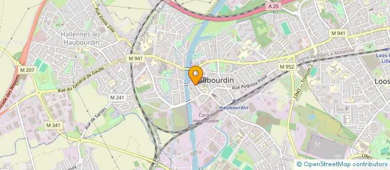 localisation de l'entreprise JACK & LAU  HAUBOURDIN