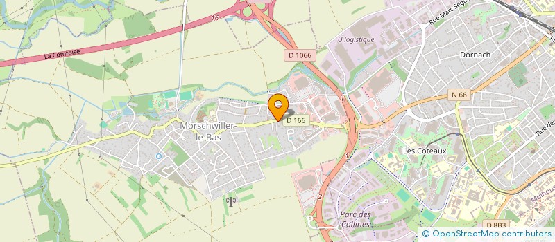 localisation de l'entreprise JACK LE TRAPPEUR  MORSCHWILLER-LE-BAS