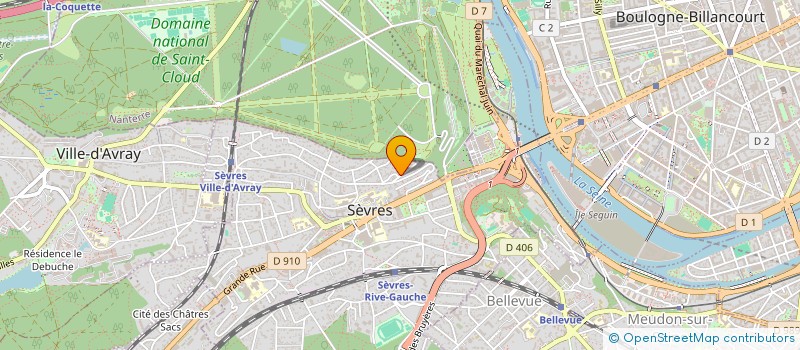 localisation de l'entreprise JACK PAPPO à SEVRES