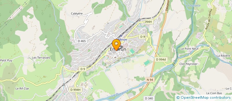 localisation de l'entreprise JACK'S BURGER EMBRUN à EMBRUN