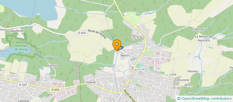 localisation de l'entreprise JACK'S LODGE SASU  TOSSE