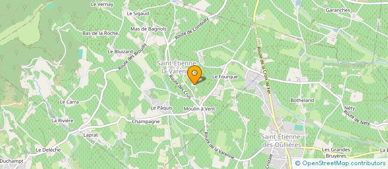 localisation de l'entreprise JACK'S ROAD MUSIC  SAINT-ETIENNE-LA-VARENNE