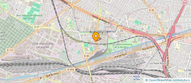 localisation de l'entreprise JACK'S SECURITE  BOBIGNY