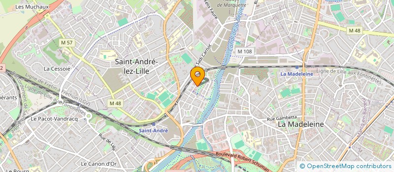 localisation de l'entreprise JACK SALADE & CO à SAINT-ANDRE-LEZ-LILLE