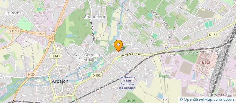 localisation de l'entreprise JACK SERVICES à SAINT-GERMAIN-LES-ARPAJON