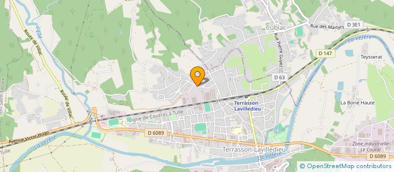 localisation de l'entreprise JACK& STEF PRODUCTIONS  TERRASSON-LAVILLEDIEU