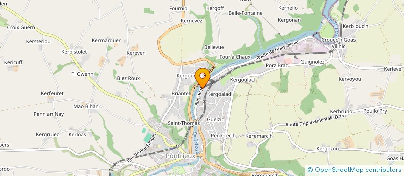 localisation de l'entreprise JACKANIELLE  PONTRIEUX