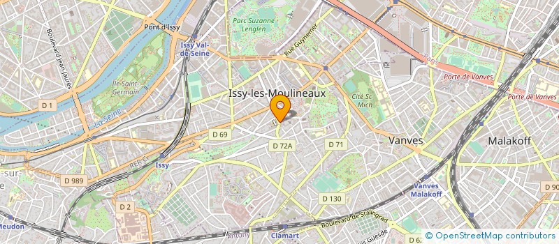 localisation de l'entreprise JACKARD PROD à ISSY-LES-MOULINEAUX