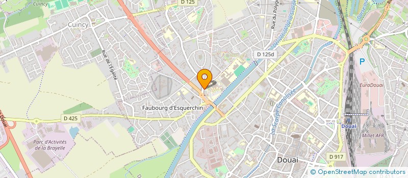 localisation de l'entreprise JACKAUTOS à DOUAI