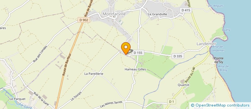 localisation de l'entreprise JACKEVE  MONTFARVILLE