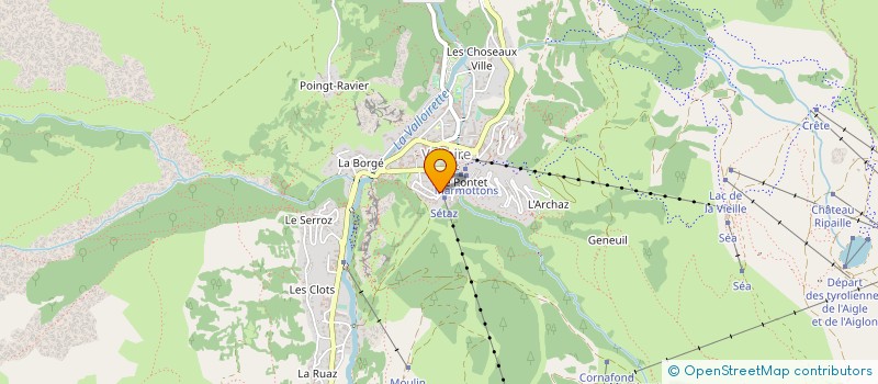 localisation de l'entreprise JACKIE CORINNE SPORT  VALMEINIER