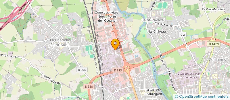 localisation de l'entreprise JACKIM  LE MANS