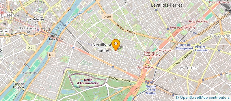 localisation de l'entreprise JACKINVEST à NEUILLY-SUR-SEINE