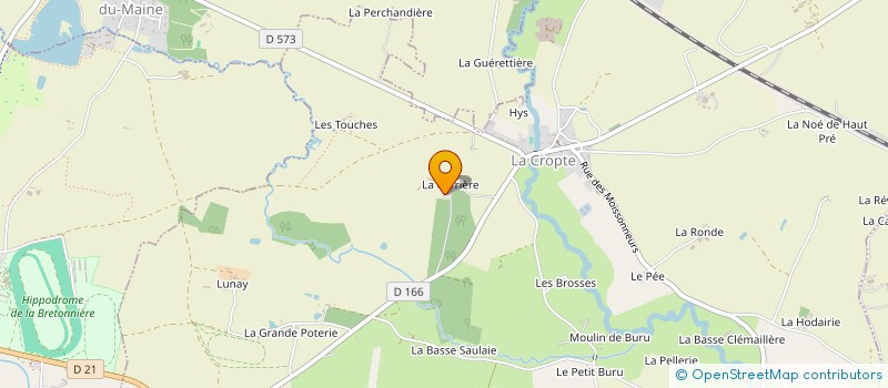 localisation de l'entreprise JACKO SARL  LA CROPTE