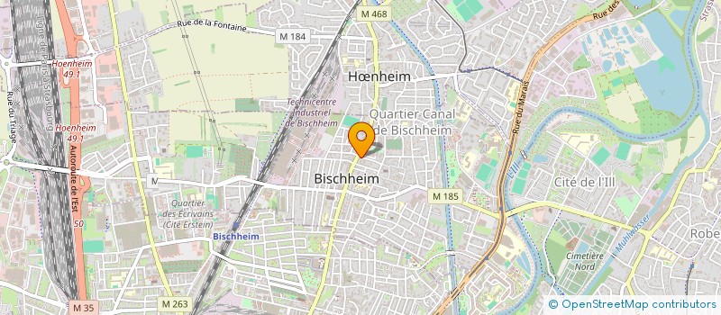 localisation de l'entreprise JACKPOT  BISCHHEIM