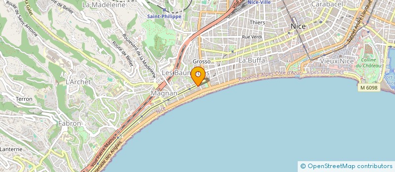 localisation de l'entreprise JACKPOT PIZZA à NICE