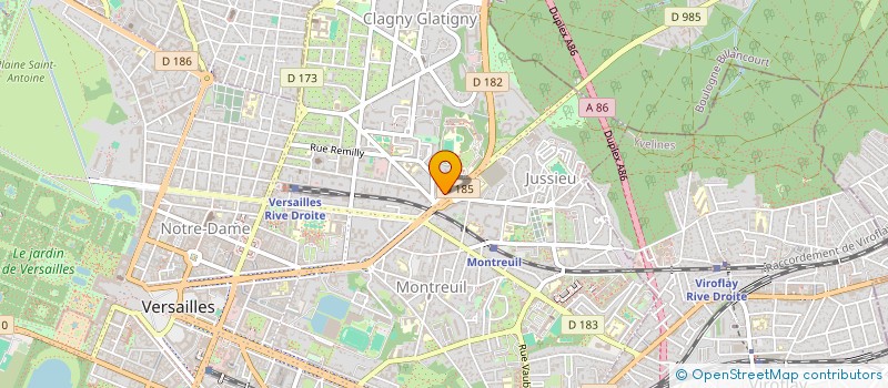 localisation de l'entreprise JACKS  VERSAILLES