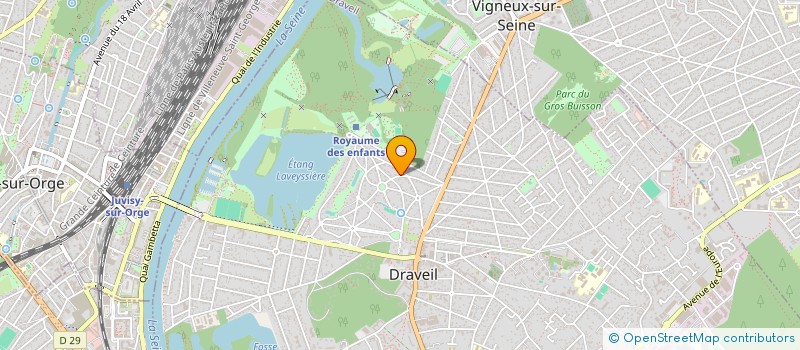 localisation de l'entreprise JACKTECH à DRAVEIL
