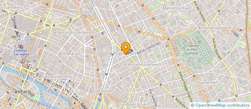 localisation de l'entreprise JACKY à PARIS
