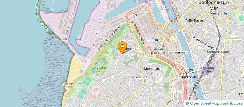 localisation de l'entreprise JACKY  LE PORTEL