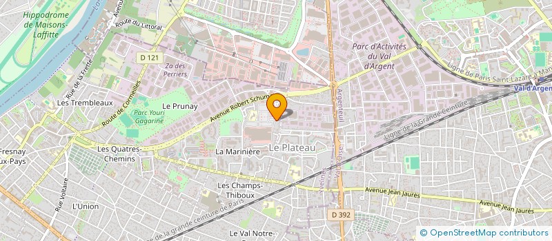 localisation de l'entreprise JACKY AUTOMOBILES  SARTROUVILLE