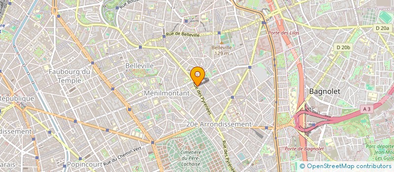 localisation de l'entreprise JACKY BANANA  PARIS