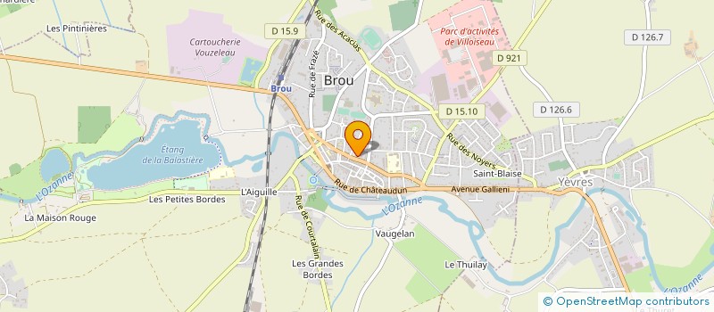 localisation de l'entreprise JACKY BULOU à BROU