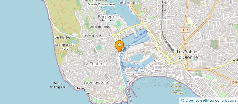 localisation de l'entreprise JACKY ET FILS à LES SABLES D'OLONNE
