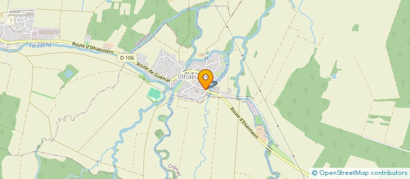 localisation de l'entreprise JACKY FLEURS  ILLHAEUSERN