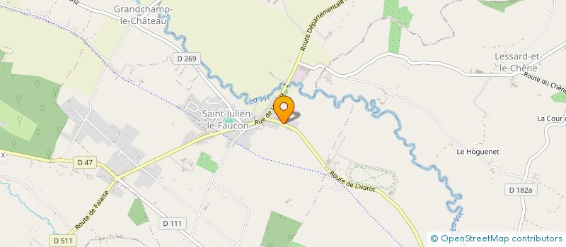 localisation de l'entreprise JACKY MARIE  SAINT-PIERRE-EN-AUGE