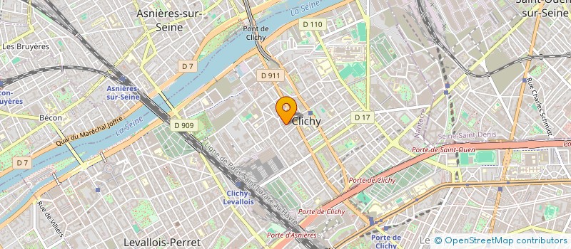 localisation de l'entreprise JACKY PRIX à CLICHY
